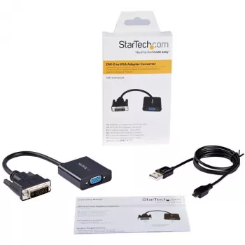 StarTech.com DVI-D uz VGA aktīvais adaptera kabelis - 1080p
