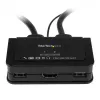 StarTech.com 2 Portu USB HDMI KVM Slēdzis ar Audio un Tālvadības Pogu – USB Barots