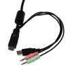 StarTech.com 2 Portu USB HDMI KVM Slēdzis ar Audio un Tālvadības Pogu – USB Barots