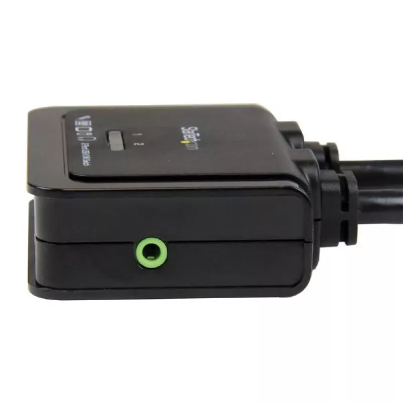 StarTech.com 2 Portu USB HDMI KVM Slēdzis ar Audio un Tālvadības Pogu – USB Barots