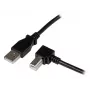 StarTech.com 1m USB 2.0 A uz taisnleņķa B kabelis - vīriešu/vīriešu