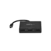StarTech.com 3 portu Multi Monitor Adapteris - Mini DisplayPort uz DisplayPort MST Hub, Divi 4K 30Hz un 1x 1080p - Video sadalītājs paplašinātajam darbvirsmas režīmam tikai operētājsistēmā Windows - mDP 1.2 uz 3x DP