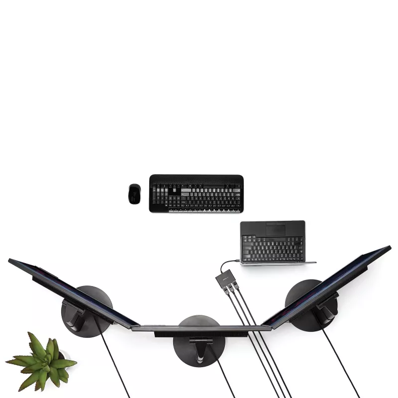 StarTech.com 3 portu Multi Monitor Adapteris - Mini DisplayPort uz DisplayPort MST Hub, Divi 4K 30Hz un 1x 1080p - Video sadalītājs paplašinātajam darbvirsmas režīmam tikai operētājsistēmā Windows - mDP 1.2 uz 3x DP