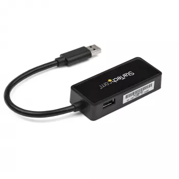 StarTech.com USB 3.0 uz Gigabit Ethernet adapteris ar USB pieslēgvietu - Melns