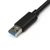 StarTech.com USB 3.0 uz Gigabit Ethernet adapteris ar USB pieslēgvietu - Melns
