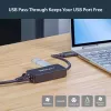 StarTech.com USB 3.0 uz Gigabit Ethernet adapteris ar USB pieslēgvietu - Melns