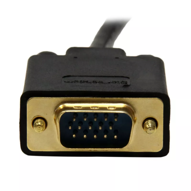 StarTech.com 6ft (2m) Mini DisplayPort uz VGA kabelis - Aktīvs Mini DP uz VGA adaptera kabelis - 1080p video - mDP 1.2 vai Thunderbolt 1/2 Mac/PC uz VGA monitoru/projektoru - pārveidotājs