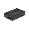 StarTech.com SATDUP11 1:1 Diskrēts cietā diska dublikators un dzēsējs, SATA HDD/SSD klonētājs un dzēsējs, LCD displejs, TAA atbilstīgs, neatkarīgs no OS