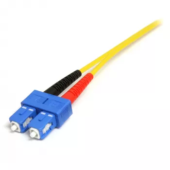 StarTech.com 7m šķiedru optikas kabelis - vienmodas duplekss 9/125 LSZH šķiedru džempervads - LC/SC