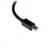 StarTech.com Mini DisplayPort uz VGA adapteris - Aktīvs Mini DP uz VGA pārveidotājs - 1080p video - mDP vai Thunderbolt 1/2 Mac/PC uz VGA monitoru/projektoru/displeju - mDP 1.2 uz VGA sargspraudnis - Melns