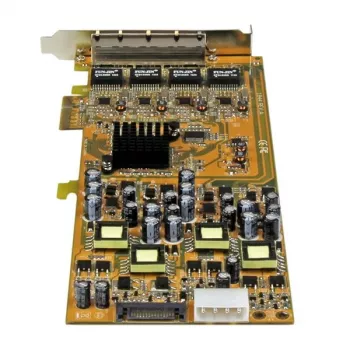 StarTech.com 4 portu Gigabit Power over Ethernet PCIe tīkla karte - PSE / PoE PCI Express NIC - TAA
