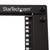 StarTech.com 4-Post 42U mobilais atvērtais serveru statīvs, četru stabu 19 collu tīkla statīvs ar riteņiem, ritošs statīvs ar regulējamu dziļumu datoru/AV/datu/IT iekārtām - riteņi, izlīdzināšanas kājiņas vai grīdas montāža