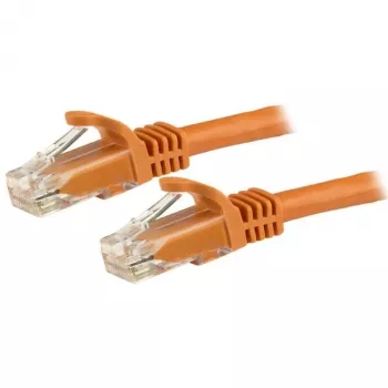 StarTech.com 5m CAT6 Ethernet kabelis - Oranžs CAT 6 Gigabit Ethernet vads - 250MHz 100W PoE RJ45 UTP tīkla/pievienošanas vads bez aizķeršanās ar sprieguma atslogojumu, individuāli pārbaudīts