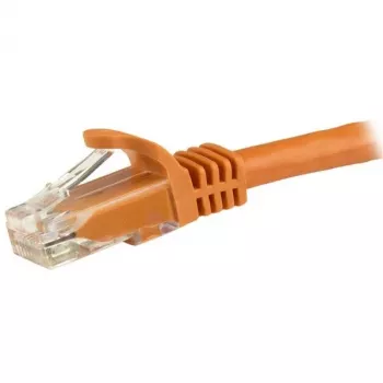 StarTech.com 5m CAT6 Ethernet kabelis - Oranžs CAT 6 Gigabit Ethernet vads - 250MHz 100W PoE RJ45 UTP tīkla/pievienošanas vads bez aizķeršanās ar sprieguma atslogojumu, individuāli pārbaudīts