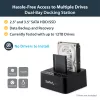 StarTech.com Divu nodalījumu cietā diska dublikators, autonoms USB 3.0 (5 Gbps) / eSATA uz 2.5/3.5 collu SATA III HDD/SSD klonētājs/kopētājs, cietā diska dokstacija, cietā diska klonētājs