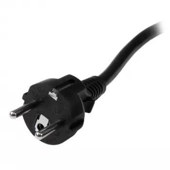 StarTech.com 2m (6ft) datora strāvas vads, 16AWG, EU Schuko uz C19, 16A 250V, melns, nomaiņas maiņstrāvas kabelis, printera strāvas vads, PC barošanas kabelis, monitora strāvas kabelis - UL sertificēts