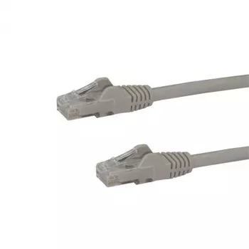StarTech.com 1m CAT6 Ethernet kabelis - Pelēks CAT 6 Gigabit Ethernet vads - 250MHz 100W PoE RJ45 UTP tīkla/savienojuma vads bez aizķeršanās ar sprieguma atslogošanu, individuāli pārbaudīts