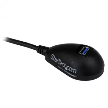 StarTech.com 5 pēdu melns darbvirsmas SuperSpeed USB 3.0 pagarinātājkabelis - A uz A vīriešu/sieviešu
