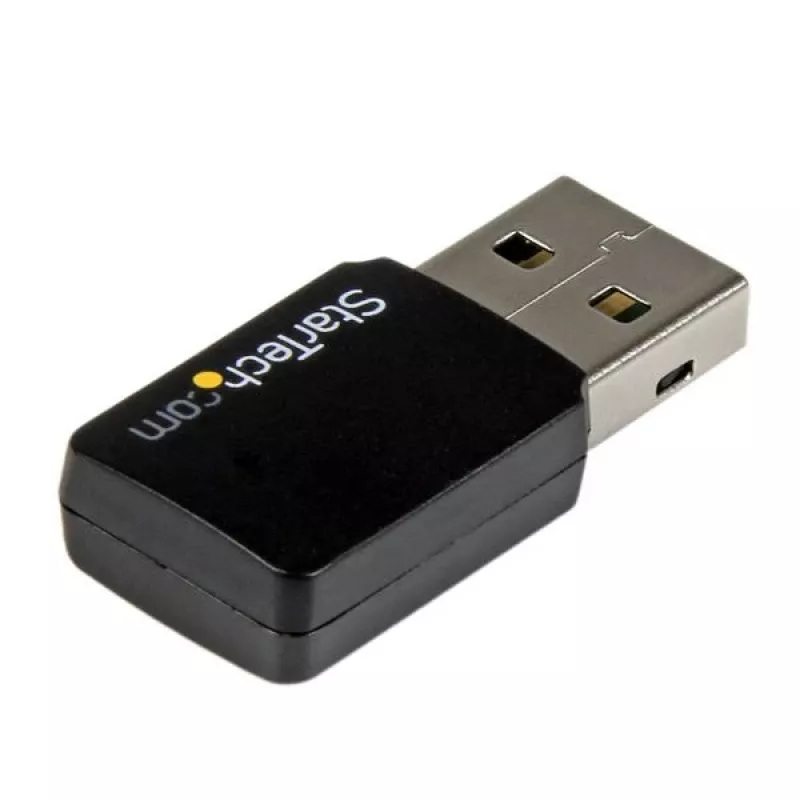 StarTech.com USB 2.0 AC600 Mini Dual Band Wireless-AC Tīkla Adapteris - 1T1R 802.11ac WiFi Adapteris