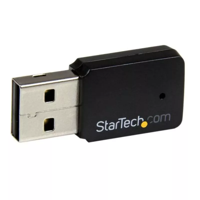 StarTech.com USB 2.0 AC600 Mini Dual Band Wireless-AC Tīkla Adapteris - 1T1R 802.11ac WiFi Adapteris