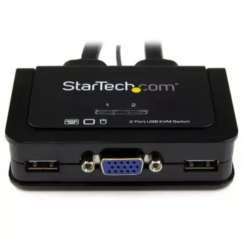 StarTech.com 2 portu USB VGA KVM slēdzis - USB barots ar tālvadības pogu
