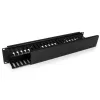 StarTech.com CMDUCT2U horizontāls 2U kabeļu pārvaldības panelis ar pirkstu kanālu un vāku 19 collu servera statīvam