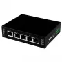 StarTech.com 5 Portu Nenodrošināts Rūpnieciskais Gigabit Ethernet Slēdzis - DIN Sliežu / Sienas Montāžai