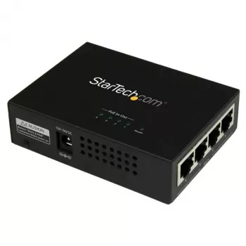 StarTech.com 4-Portu Gigabit Midspan PoE+ Inžektors - 802.3at/af