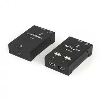 StarTech.com 4 portu USB 2.0 pagarinātājs pa Cat5/Cat6 kabeli - 40m