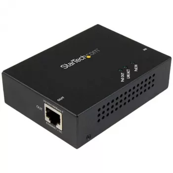 StarTech.com 1-Port Gigabit PoE+ pagarinātājs - 802.3at un 802.3af - 100 m (330 pēdas)