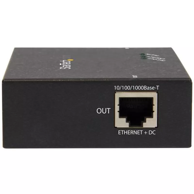 StarTech.com 1-Port Gigabit PoE+ pagarinātājs - 802.3at un 802.3af - 100 m (330 pēdas)