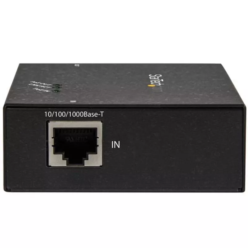 StarTech.com 1-Port Gigabit PoE+ pagarinātājs - 802.3at un 802.3af - 100 m (330 pēdas)
