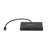 StarTech.com 3-Portu daudzmonitoru adapteris - Mini DisplayPort uz HDMI MST centrmezgls - trīskāršs 1080p vai divkāršs 4K 30Hz - video sadalītājs paplašinātā darbvirsmas režīmā tikai Windows - mDP 1.2 uz 3x HDMI