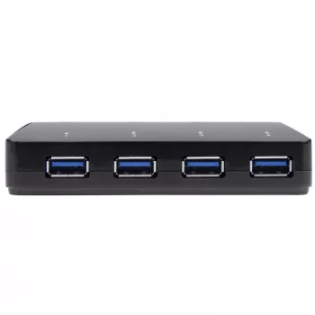 StarTech.com 4-Portu USB 3.0 Hubs ar īpašu uzlādes portu - 1 x 2.4A ports