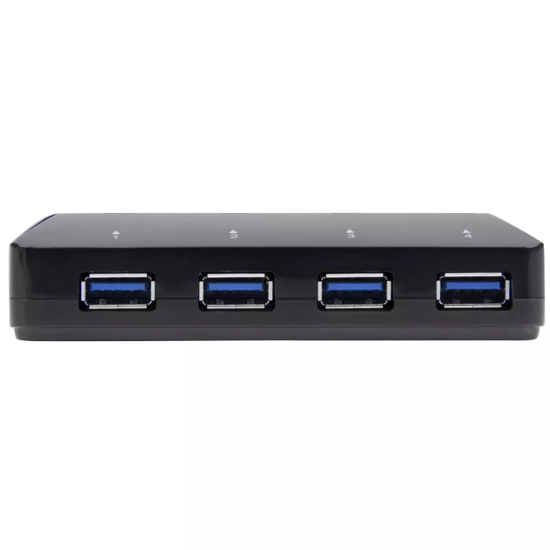 StarTech.com 4-Portu USB 3.0 Hubs ar īpašu uzlādes portu - 1 x 2.4A ports
