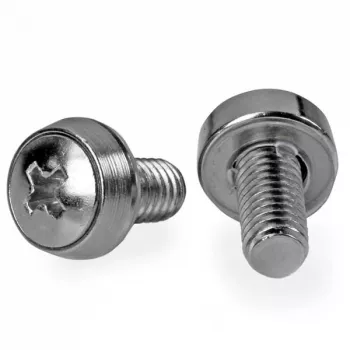 StarTech.com M6 x 12mm Montāžas Skrūves - 100 gab. iepakojums