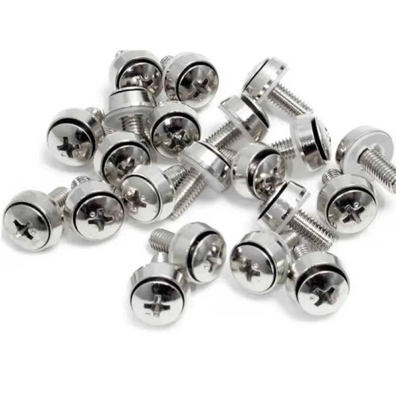 StarTech.com M6 x 12mm Montāžas Skrūves - 100 gab. iepakojums