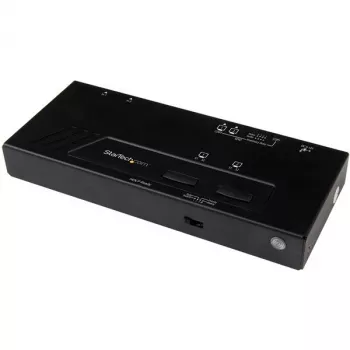 StarTech.com 2x2 HDMI Matricas Slēdzis - 4K ar Ātru Pārslēgšanu un Automātisko Atpazīšanu