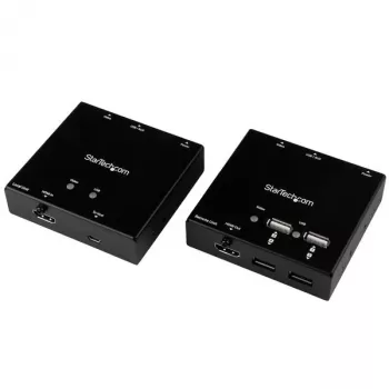 StarTech.com HDMI pār CAT6 pagarinātājs ar 4-portu USB centrmezglu - 50 m - 1080p