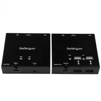 StarTech.com HDMI pār CAT6 pagarinātājs ar 4-portu USB centrmezglu - 50 m - 1080p