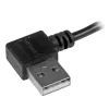 StarTech.com Micro-USB kabelis ar taisnleņķa savienotājiem – vīr./vīr. – 1 m
