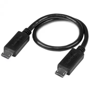 StarTech.com USB OTG kabelis - Micro USB uz Micro USB - Vīriešu/Vīriešu - 20 cm