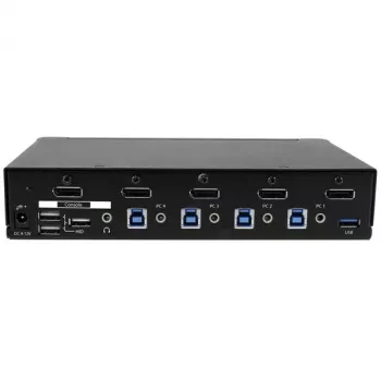 StarTech.com 4 portu DisplayPort KVM slēdzis - USB 3.0 - 4K 30Hz