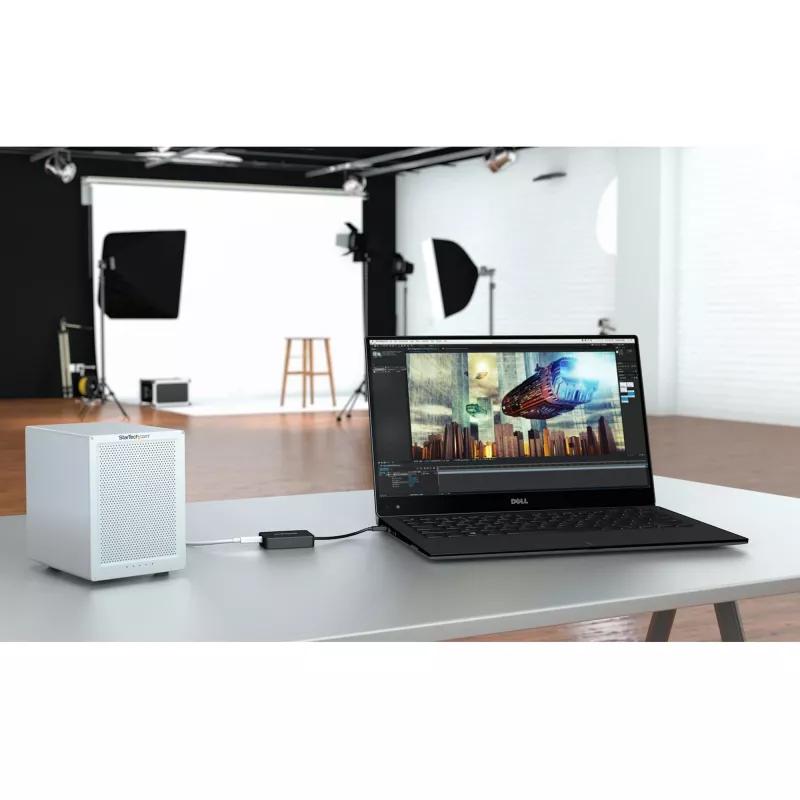 StarTech.com Thunderbolt 3 uz Thunderbolt 2 adapteris - TB3 klēpjdatoram pie TB2 displejiem un ierīcēm - Thunderbolt 2 20Gbps vai Thunderbolt 1 10Gbps pārveidotājs - Thunderbolt 3 sertificēts - Windows/Mac