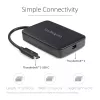 StarTech.com Thunderbolt 3 uz Thunderbolt 2 adapteris - TB3 klēpjdatoram pie TB2 displejiem un ierīcēm - Thunderbolt 2 20Gbps vai Thunderbolt 1 10Gbps pārveidotājs - Thunderbolt 3 sertificēts - Windows/Mac
