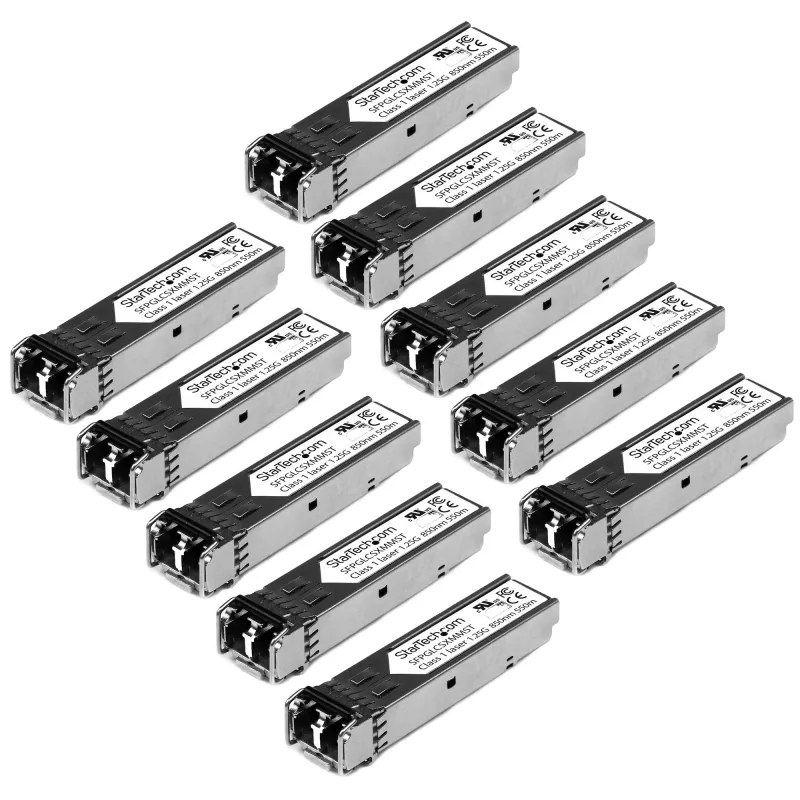 StarTech.com Cisco GLC-SX-MM saderīgs SFP modulis - 1000BASE-SX - 10 iepakojumā
