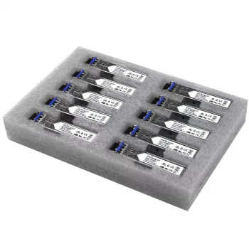 StarTech.com Cisco GLC-LH-SMD saderīgs SFP modulis - 10 iepakojumā - 1000BASE-LX/LH - 1GbE vienmoda šķiedra - LC 10 km - 1310 nm - DDM