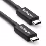 StarTech.com 0.5m Thunderbolt 3 (40Gbps) USB-C kabelis - saderīgs ar Thunderbolt, USB un DisplayPort