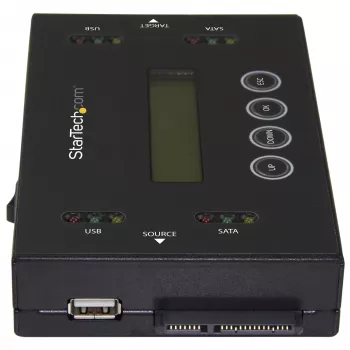 StarTech.com SU2DUPERA11 - Disku klonētājs un dzēsējs, 1:1, SATA/USB, LCD, TAA