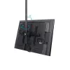 StarTech.com Griestu TV Kronšteins - Pilnas Kustības Universāls Piekarināms Viena Ekrāna Kronšteins ar Regulējamu Teleskopisko Stabu - Slīpums / Pagrieziens - VESA Kronšteins 32 inch-75 inch Displejiem